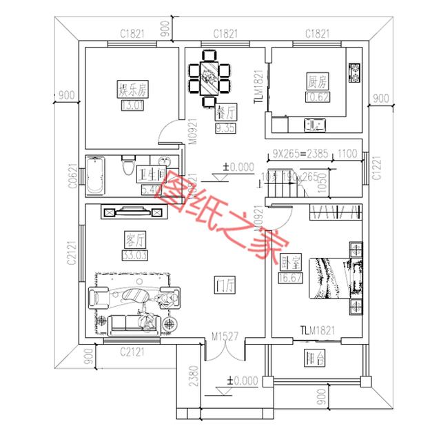 自建房設(shè)計圖，簡單大氣，最重要的是符合您的審美要求！