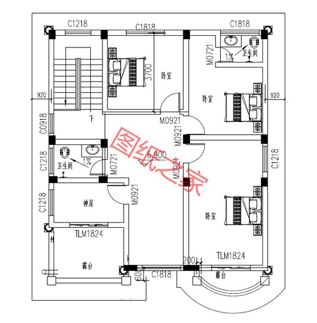 自建房設(shè)計圖，簡單大氣，最重要的是符合您的審美要求！