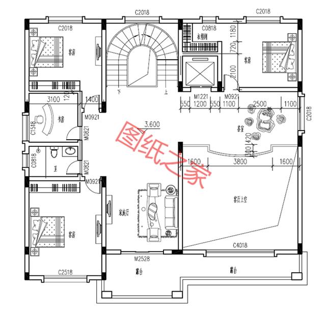 自建房設(shè)計圖，簡單大氣，最重要的是符合您的審美要求！