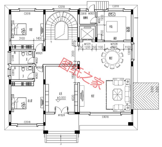 自建房設(shè)計圖，簡單大氣，最重要的是符合您的審美要求！