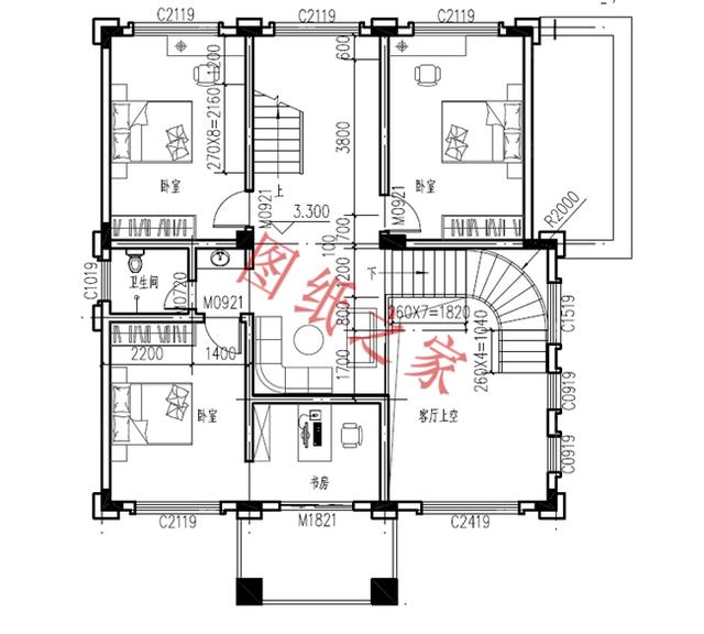 三層小樓設(shè)計圖，色彩鮮艷、戶型合理，總有一款打動你的心！