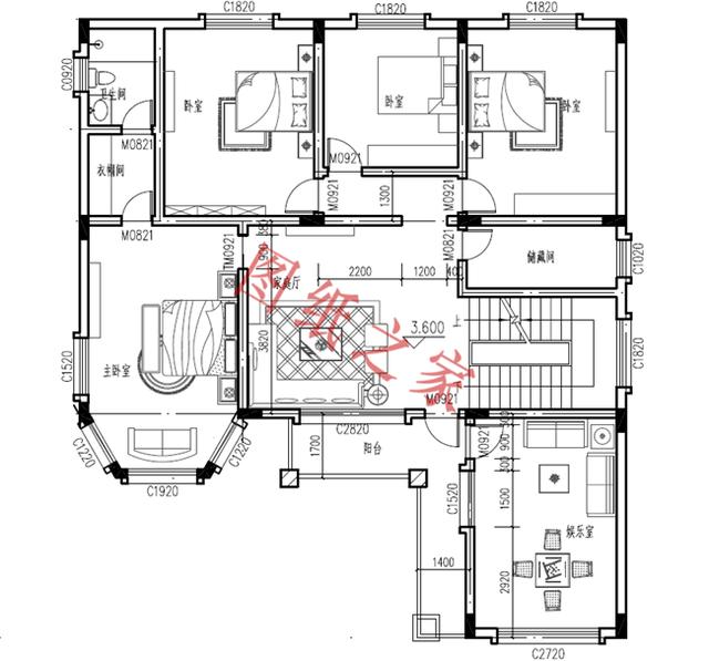 三層小樓設(shè)計圖，色彩鮮艷、戶型合理，總有一款打動你的心！