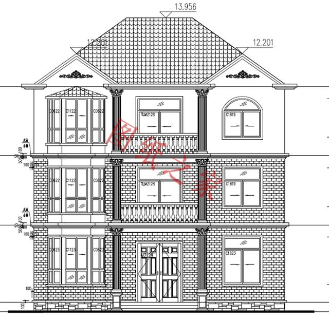 三層小樓設(shè)計圖，色彩鮮艷、戶型合理，總有一款打動你的心！