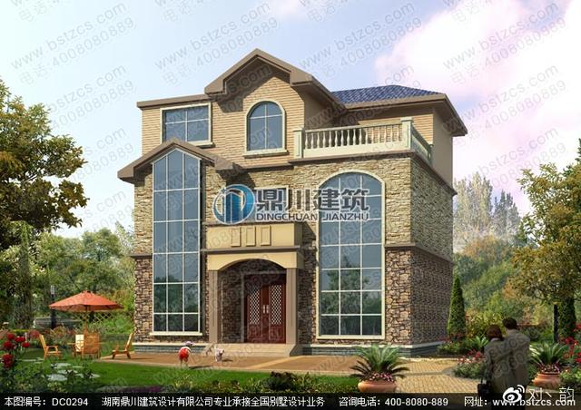 三層別墅設(shè)計(jì)圖 新農(nóng)村，新氣象，新形象。