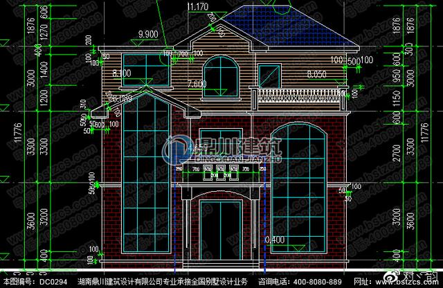 三層別墅設(shè)計(jì)圖 新農(nóng)村，新氣象，新形象。