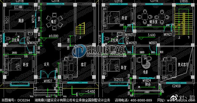 三層別墅設(shè)計(jì)圖 新農(nóng)村，新氣象，新形象。