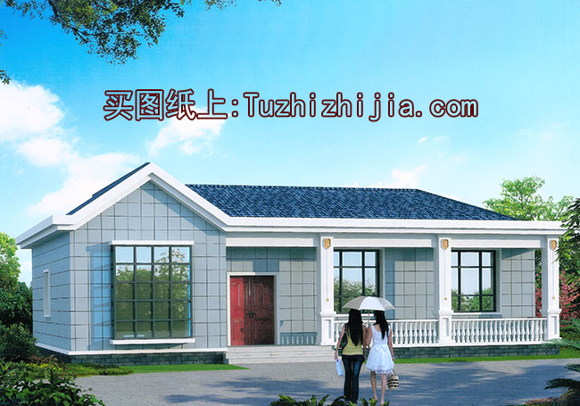 貼心好看的農(nóng)村10萬元一層小別墅圖，養(yǎng)老首選