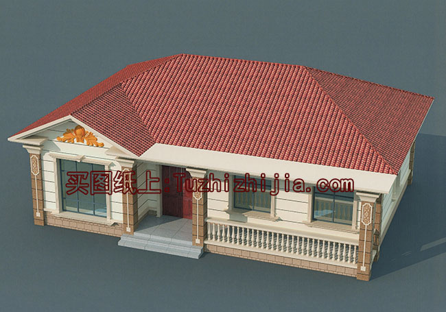 貼心好看的農(nóng)村10萬元一層小別墅圖，養(yǎng)老首選