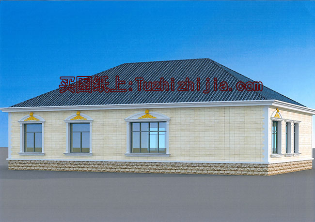 貼心好看的農(nóng)村10萬元一層小別墅圖，養(yǎng)老首選