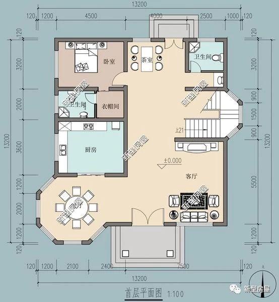 理想的農(nóng)村別墅設(shè)計(jì)圖，5套戶型供您選擇！