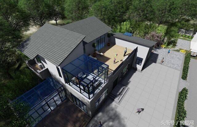 帶游泳池的別墅設(shè)計圖，親近大自然，好不愜意！