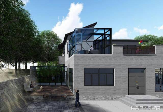 帶游泳池的別墅設(shè)計圖，親近大自然，好不愜意！