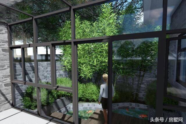 帶游泳池的別墅設(shè)計圖，親近大自然，好不愜意！