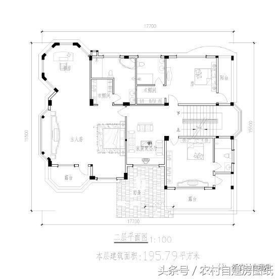 農(nóng)村別墅設計圖 采光優(yōu)越，布局合理！