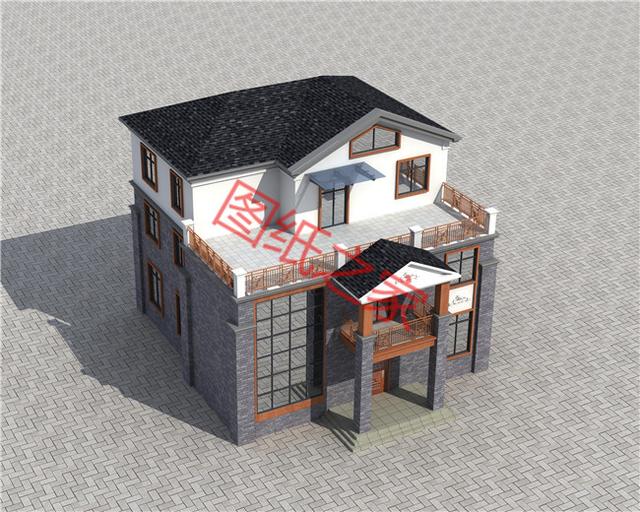 三層自建房設(shè)計(jì)圖，安享舒適大氣的生活，讓鄰居羨慕不已！