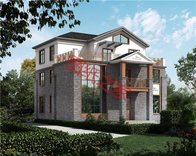 三層自建房設(shè)計(jì)圖，安享舒適大氣的生活，讓鄰居羨慕不已！