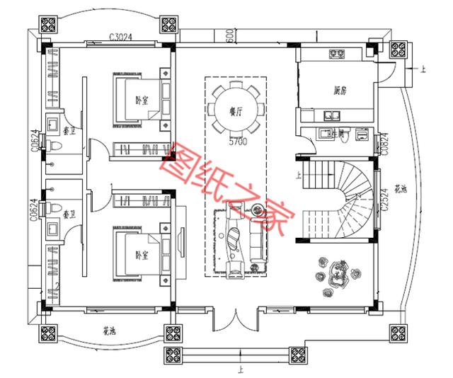 三層自建房設(shè)計(jì)圖，安享舒適大氣的生活，讓鄰居羨慕不已！