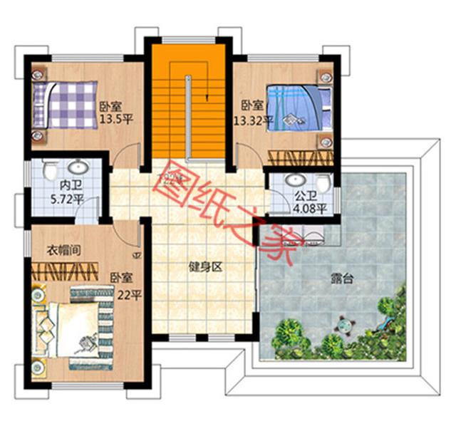 三層自建房設(shè)計(jì)圖，安享舒適大氣的生活，讓鄰居羨慕不已！