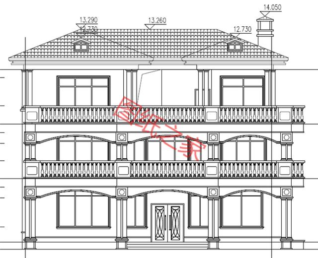 三層自建房設(shè)計(jì)圖，安享舒適大氣的生活，讓鄰居羨慕不已！