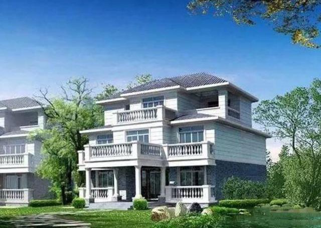 獨特的別墅設計圖，外觀美觀大方又清新亮麗！