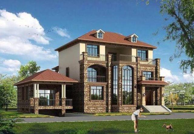 獨特的別墅設計圖，外觀美觀大方又清新亮麗！