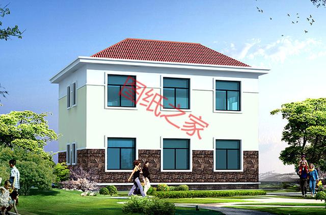 6套二層別墅設(shè)計圖，建好只要20萬，還在等什么？