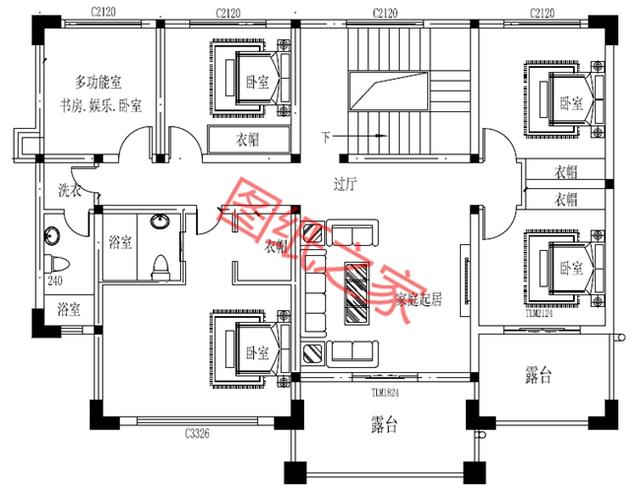 6套二層別墅設(shè)計圖，建好只要20萬，還在等什么？