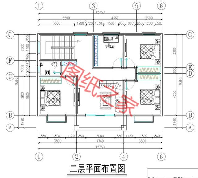 5套二層別墅設計圖，外觀精美設施齊全，供您參考