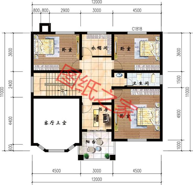 5套二層別墅設計圖，外觀精美設施齊全，供您參考