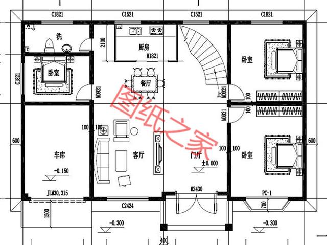 5套二層別墅設計圖，外觀精美設施齊全，供您參考