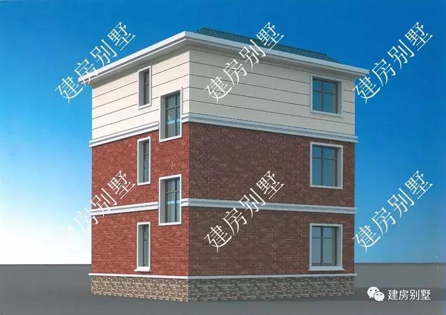 面寬9米多的別墅設(shè)計(jì)圖，主體造價(jià)低，外觀精美!