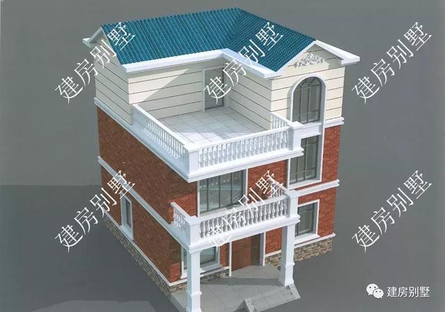 面寬9米多的別墅設(shè)計(jì)圖，主體造價(jià)低，外觀精美!