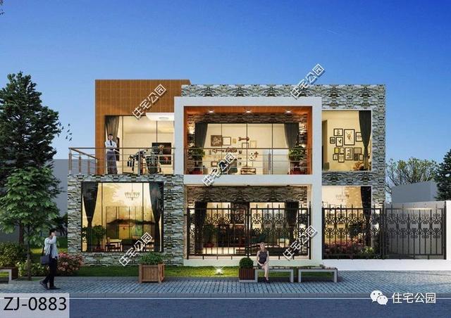 獨特庭院別墅設計圖，讓別人羨慕去吧！