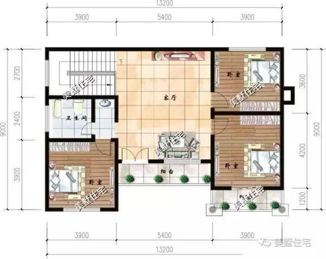 小戶(hù)型別墅設(shè)計(jì)圖，面積雖小布局精美！