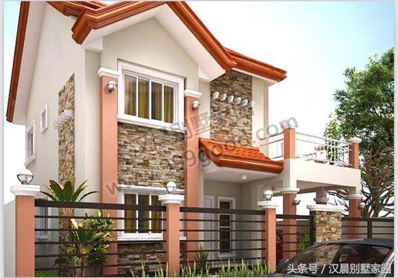 2款漂亮二層別墅設計圖，主體造價低廉！