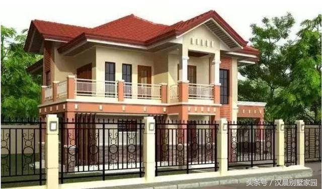 2款漂亮二層別墅設計圖，主體造價低廉！