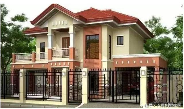 2款漂亮二層別墅設計圖，主體造價低廉！