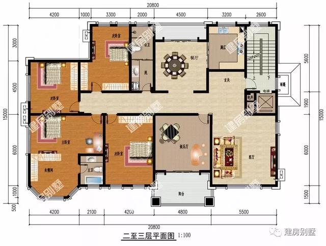 內(nèi)有電梯的別墅設(shè)計(jì)圖，您喜歡嗎？