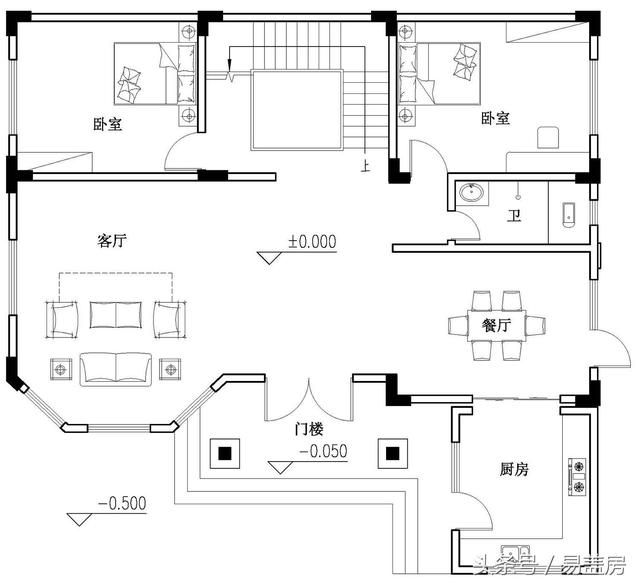 霸氣別墅設(shè)計圖，獨特的外觀，嚴謹?shù)慕Y(jié)構(gòu)！