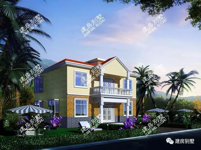 面寬12米的別墅設(shè)計圖，最便宜的主體造價20萬。