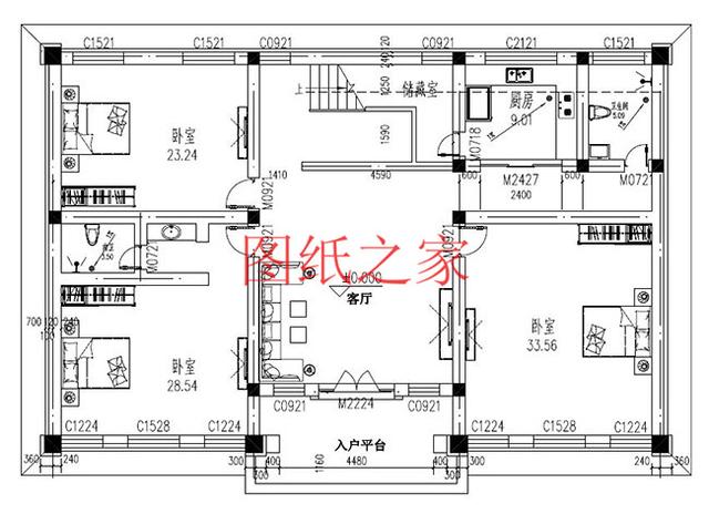 6套三層別墅設計圖，居住舒適、經(jīng)濟適用，快來選購吧！