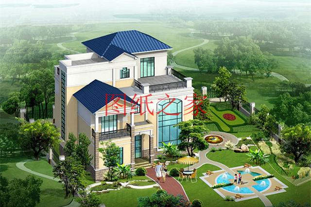 6套農(nóng)村三層別墅設(shè)計(jì)圖，您喜歡哪套呢？