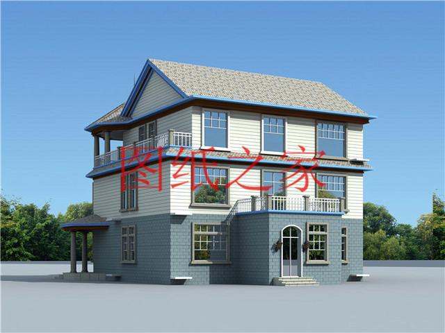 三層農(nóng)村自建房，大氣恢弘、氣派非凡，您值得建造！