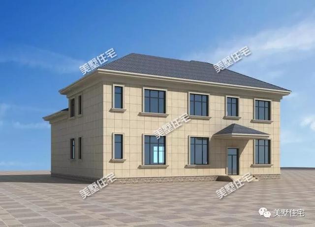 優(yōu)雅的二層別墅設(shè)計(jì)圖，獨(dú)特的設(shè)計(jì)理念，不一樣的視覺(jué)享受！