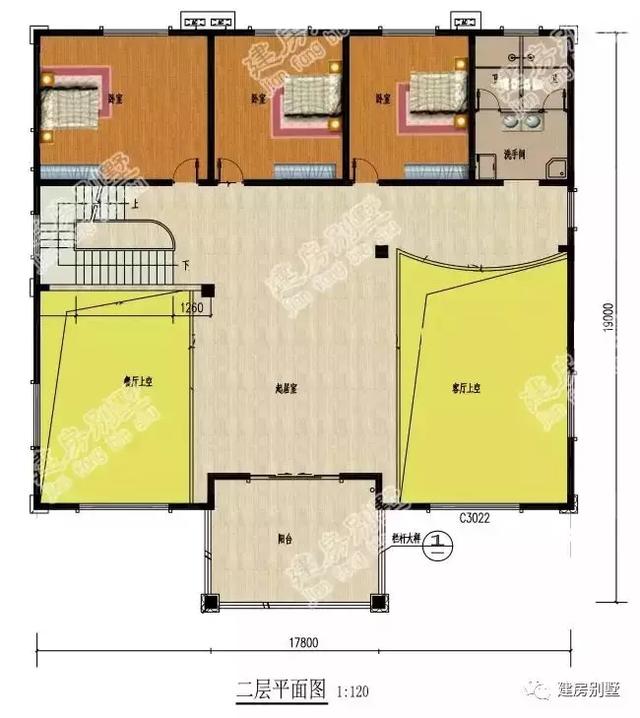 農(nóng)村別墅設(shè)計(jì)圖，挑空設(shè)計(jì)，增添您的生活樂趣！