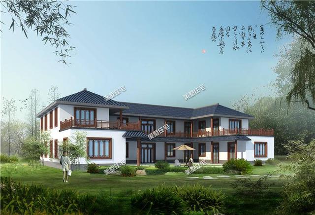 新中式四合院別墅設計圖，送給父母最舒適的環(huán)境！