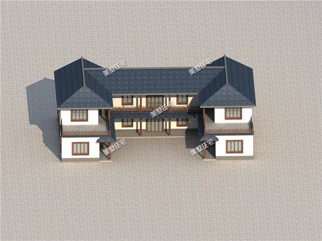 新中式四合院別墅設計圖，送給父母最舒適的環(huán)境！