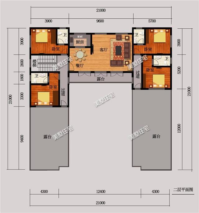 新中式四合院別墅設計圖，送給父母最舒適的環(huán)境！