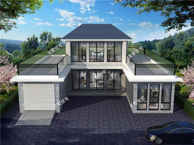 新中式四合院別墅設計圖，送給父母最舒適的環(huán)境！