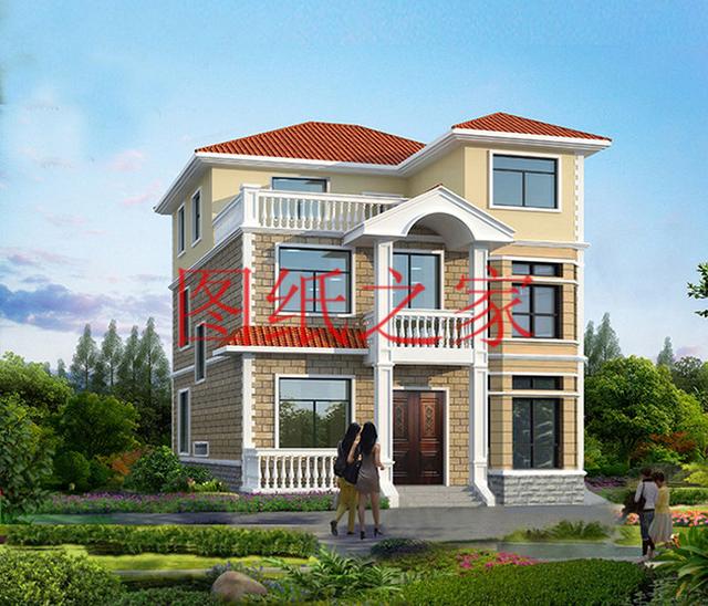 5套三層別墅設(shè)計(jì)圖，新穎的外觀設(shè)計(jì)，布局合理！